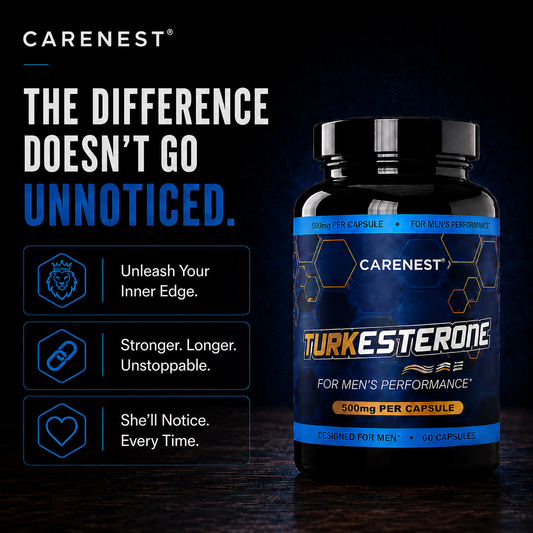 CARENEST Turkesterone for Men Performance 500mg